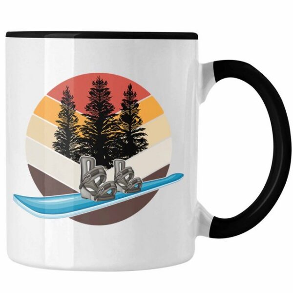 Trendation Tasse Snowboard Tasse Geschenk Snowboardfahrer Geschenkidee Grafik Vintage R