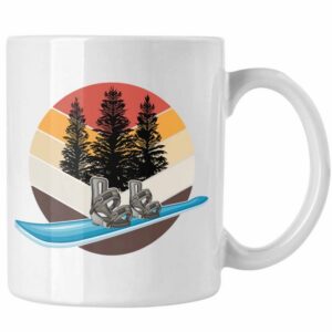 Trendation Tasse Snowboard Tasse Geschenk Snowboardfahrer Geschenkidee Grafik Vintage R