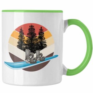 Trendation Tasse Snowboard Tasse Geschenk Snowboardfahrer Geschenkidee Grafik Vintage R