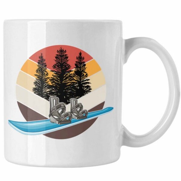 Trendation Tasse Snowboard Tasse Geschenk Snowboardfahrer Geschenkidee Grafik Vintage R