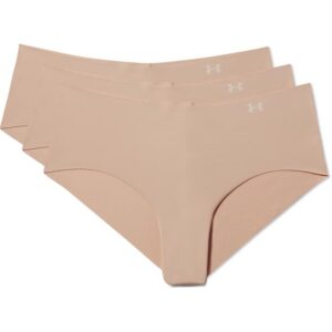 Under Armour PS Hipster 3Pack Damen Funktionsunterhose (Beige L ) Skiunterwäsche