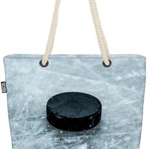 VOID Strandtasche (1-tlg), Eishockey Puck Sport Eishockey Puck Sport Eishockeypuck Sport Schlitt