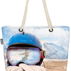 VOID Strandtasche (1-tlg), Skihelm Skier Urlaub Ski-fahren skiläufer skier maske extrem kalt rei