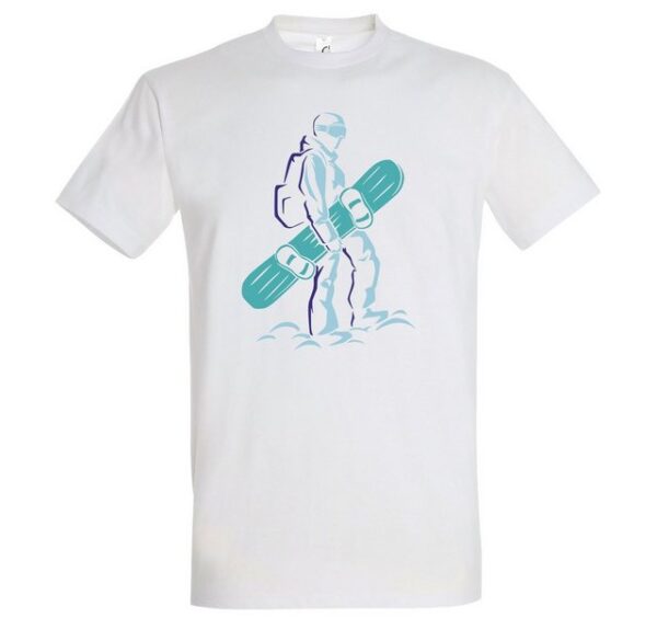 Youth Designz T-Shirt Snowboarding Herren Shirt mit trendigem Frontprint