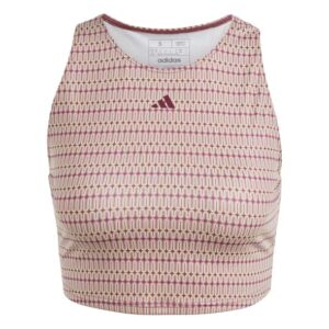 adidas W Yoga Studio All Over Print Tank Damen (Rosa L ) Skiunterwäsche