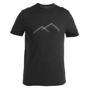 Icebreaker M Merino 150 Tech Lite III Tee Peak Glow Herren (Schwarz XXL ) Skiunterwäsche