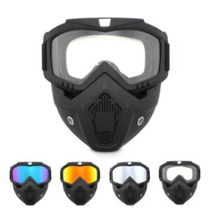 LeiGo Fahrradbrille Motorradbrille, Dirtbike-Brille, ATV-Brille, Reitbrille, Skibrille, Offroad-Augenschutzhelm Maske winddicht Sand Motorradausrüstung