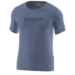 Löffler M Printshirt All Mountain Transt Herren (Blau 48 D) Skiunterwäsche