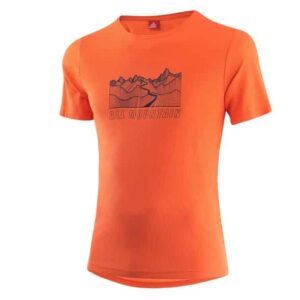 Löffler M Printshirt All Mountain Transt Herren (Orange 48 D) Skiunterwäsche