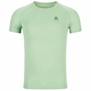 Odlo Active F-Dry Light ECO Bl Top Crew Neck S/S M Herren Funktionsunterhemd (Grün S ) Skiunterwäsche