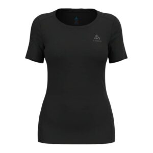 Odlo Merino 200 Bl Top Crew Neck S/S W Damen (Schwarz XL ) Skiunterwäsche