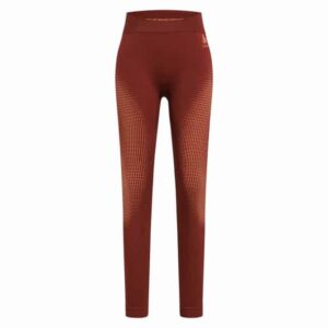 Odlo Performance Warm ECO BL Bottom Long Pants W Damen Funktionsunterhose (Dunkelrot XL ) Skiunterwäsche