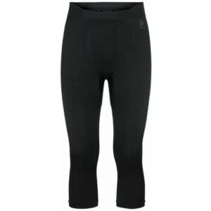 Odlo Performance Warm ECO Bl Bottom 3/4 Pant M Herren Funktionsunterhose (Schwarz S ) Skiunterwäsche