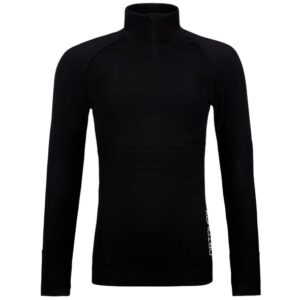 Ortovox 230 Competition Zip Neck W Damen Merinoshirt (Schwarz XL ) Skiunterwäsche