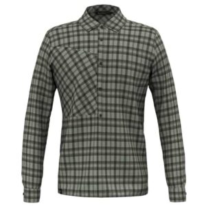 Salewa Fanes Flannel 5PL M L/S Shirt Herren (Oliv XL ) Skiunterwäsche