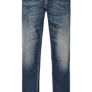 ADenim Herren Jeans blau Baumwoll-Stretch Slim Fit