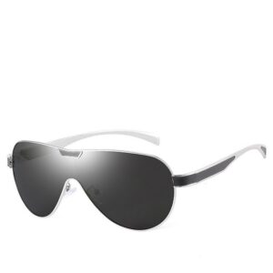 AquaBreeze Sonnenbrille Pilotenbrille Sonnenbrille Herren UV400 polarisierte Sportbrille mit ultraleichtem Metallrahmen