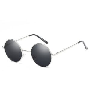 AquaBreeze Sonnenbrille Runde Sonnenbrille Herren Polarisierte (mit Metallrahmen) Sonnenbrille Retro Vintage Hippie Steampunk Sonnenbrille Damen