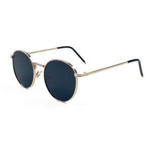 AquaBreeze Sonnenbrille Runde Vintage Polarisierte Sonnenbrille Klassische Retro Metallrahmen Sonnenbrille Rundschreiben