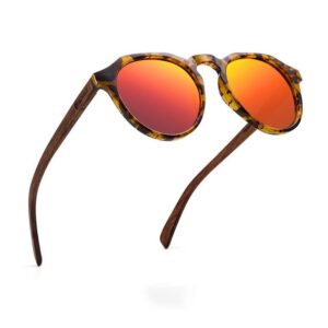 AquaBreeze Sonnenbrille Runde Vintage Polarisierte Sonnenbrille Klassische Retro Metallrahmen Sonnenbrille Rundschreiben für Frauen Männer