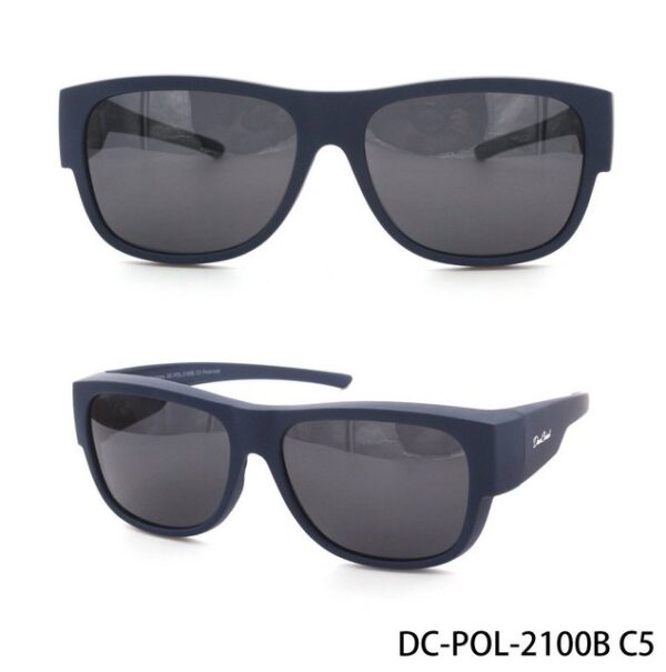 DanCarol Sonnenbrille DC-POL-2100B- Die Überbrille mit Polarisierte Gläser bestens zum Autofahren, Angeln, Skifahren