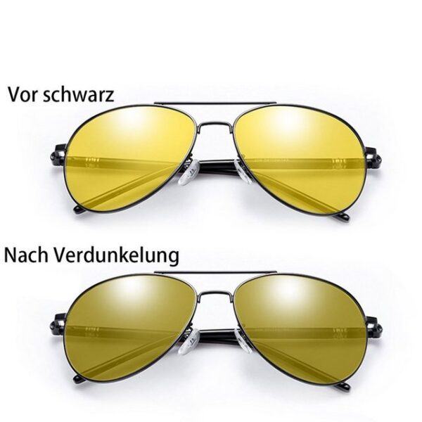 FIDDY Sonnenbrille Farbwechselnde polarisierte Sonnenbrille: Tag- und Nachtgebrauch (1-St)