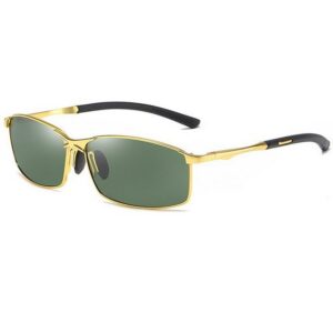 FIDDY Sonnenbrille Polarisierte Sport-Sonnenbrille für Herren, (1-St., Metallfeder-Radsport-Sonnenbrille) Modisch und vielseitig