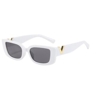 Juoungle Sonnenbrille Sonnenbrille Retro Trendy Rave Brille Vintage Rechteckige Sonnenbrille