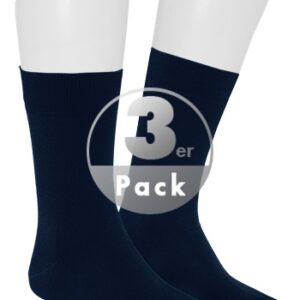 KUNERT Men Herren Socken blau Baumwolle & Mix unifarben