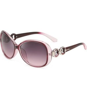 LENBEST Sonnenbrille Damen-Sonnenbrille mit glänzendem Rahmen und Etui UV400 (1-St)