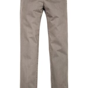 Marc O'Polo Herren Chino grau Baumwolle meliert Slim Fit