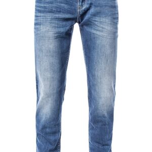 Pepe Jeans Herren Jeans blau Baumwoll-Stretch Slim Fit