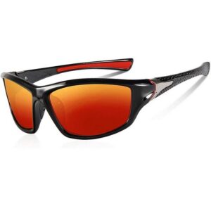 SOTOR Sonnenbrille Polarisierte Sonnenbrille Ultraleichter Rahmen Sport Sonnenbrille (1-St) für Skifahren Golf Laufen Radfahren