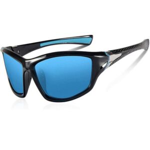 SOTOR Sonnenbrille Polarisierte Sonnenbrille Ultraleichter Rahmen Sport Sonnenbrille (1-St) für Skifahren Golf Laufen Radfahren