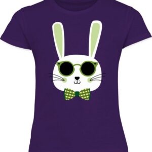 Shirtracer T-Shirt Osterhase Sonnenbrille Grün Geschenk Ostern