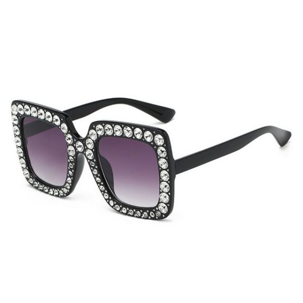 ZWY Sonnenbrille Sonnenbrille mit Diamanten, Sonnenbrille für Damen, großer Rahmen (1-St) Selbsttönende Linsen, Geschenke