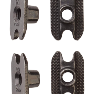 Burton M6 Channel Inserts (4 Pack), Black