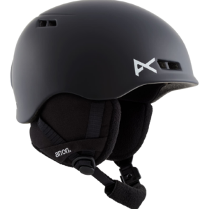 Anon Kids' Burner Ski & Snowboard Helmet, Black, SM