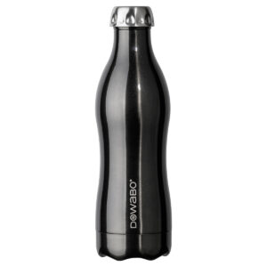 Trinkflasche Dowabo Metallic Collection Black 750ml