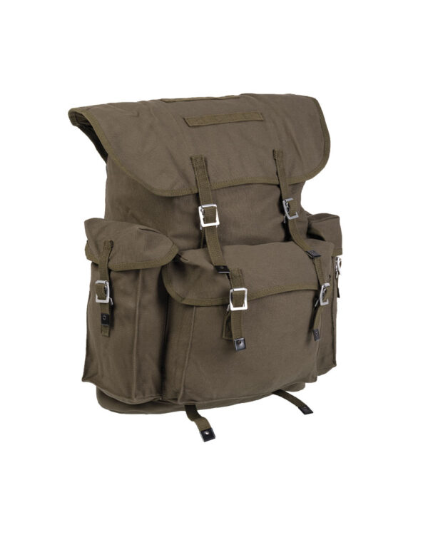 25L Bundeswehr Rucksack Import m. Koppeltragegestell oliv