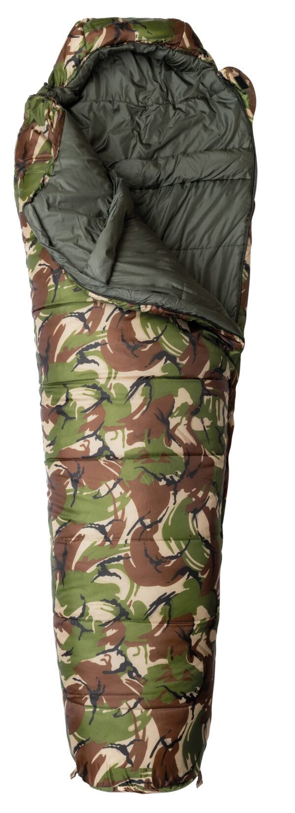 Schlafsack Snugpak Sleeper Zero RV links DPM camo 220 cm