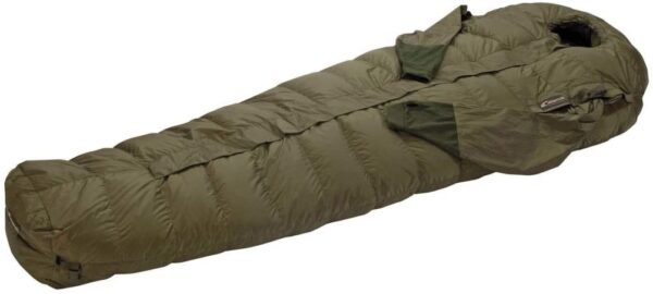 Daunen Schlafsack Carinthia Survival Down RV Mitte oliv 225 cm