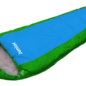 Mumienschlafsack Junior blau/grün RV rechts 170 x 70/50