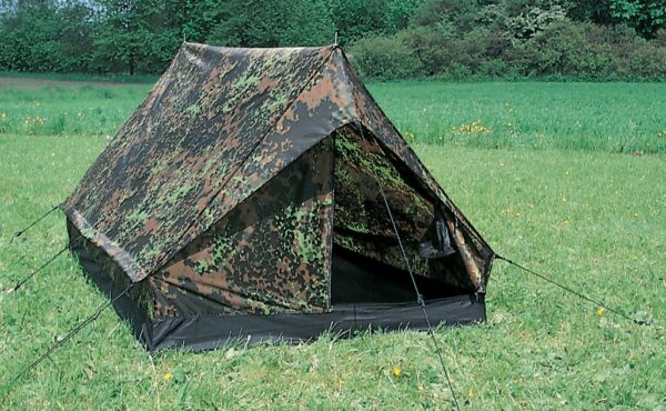 2-Personen Zelt Mini Pack Super  flecktarn