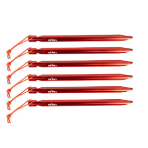 Zelthering Set 6 Stück Tent Peg Pro 19cm rot (5,84€/Stück)