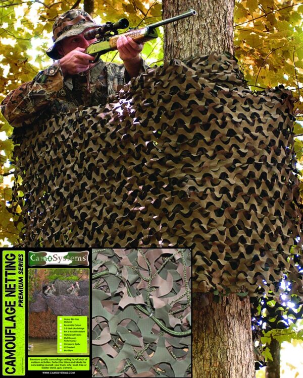 3 x 6 m Tarnnetz Basic Mil woodland 18