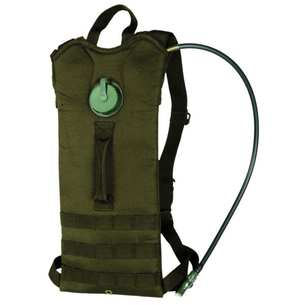 Trinkrucksack Hydrationpack Basic Waterpack mit Gurten 3 L oliv