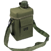 Feldflasche Patrol Canteen 2L mit Hülle und Gurt oliv