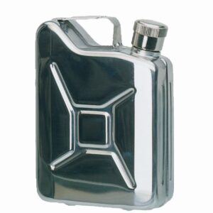 Taschenflasche Flachmann Jerry Can Edelstahl 170ml