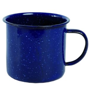 Trinkbecher 680ml Emailliert blau